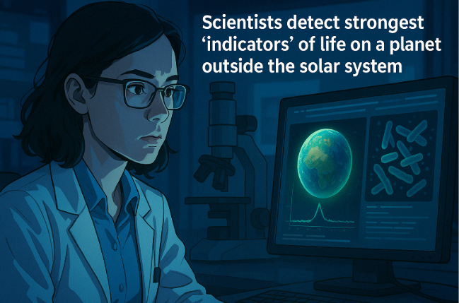 عنوان المدونة: العلماء يكتشفون أقوى "مؤشرات" الحياة على كوكب خارج النظام الشمسي